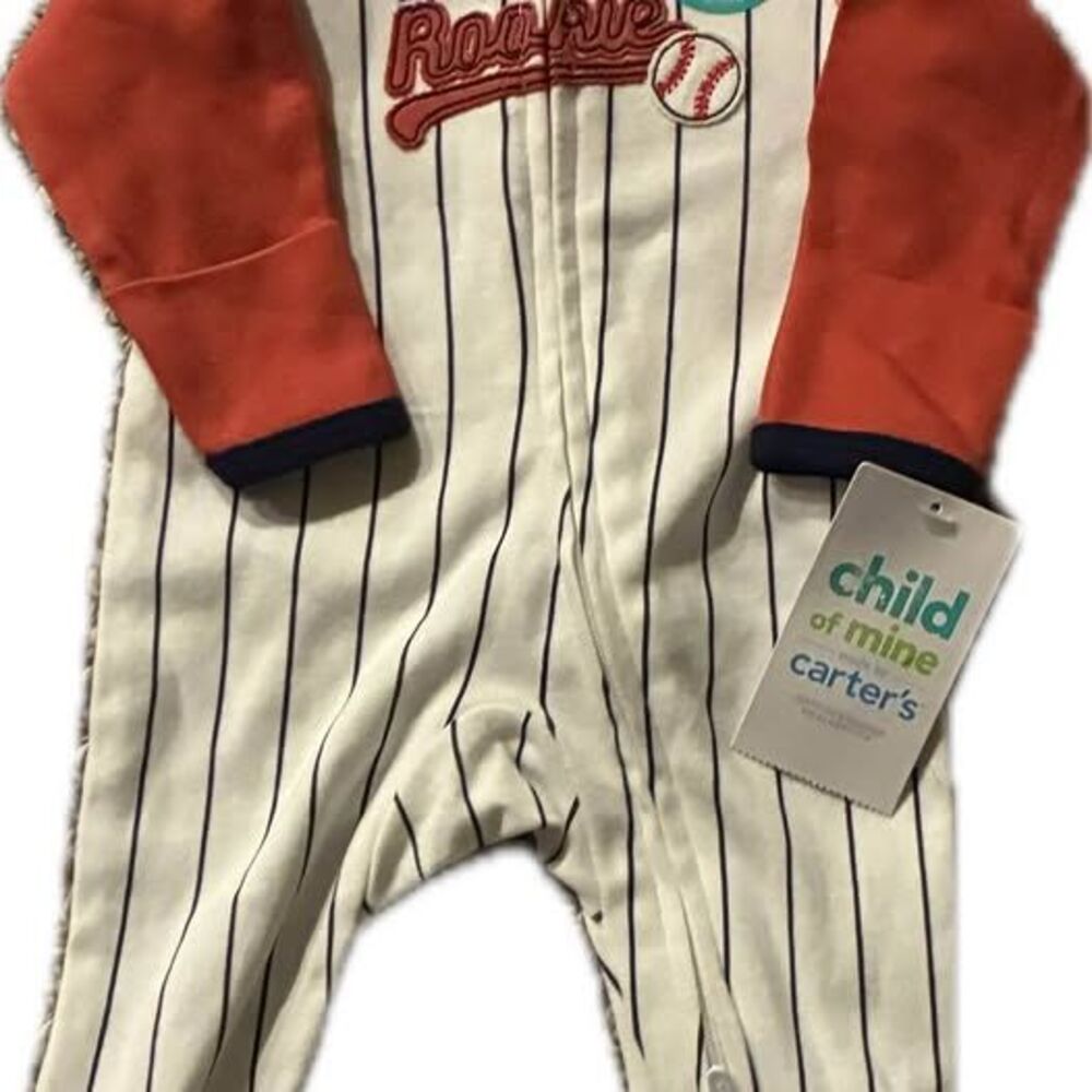 Child of Mine by Carter's Baby Sleeper Daddy's Rookie Baseball - Preemie
